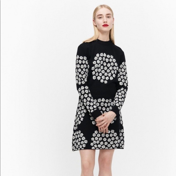 Marimekko Dresses & Skirts - Marimekko Vuolas Puketti Knitted Merino Wool Dress Size XS NWT